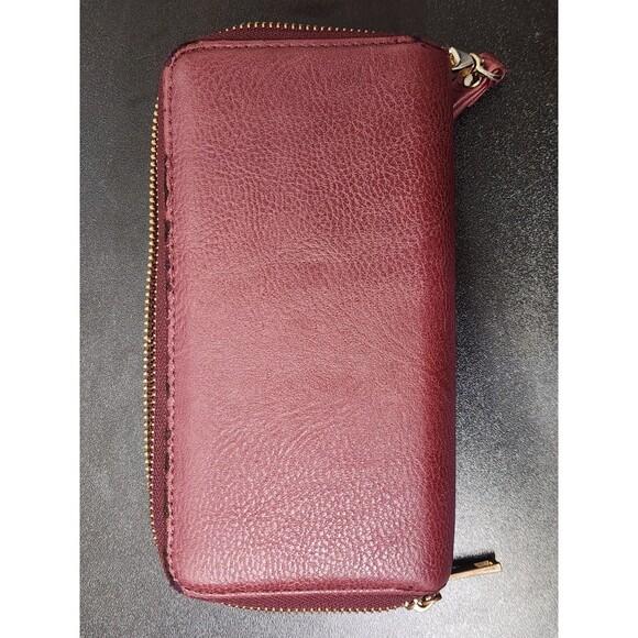 Michael Kors Jet Set Travel Women's Leather Wallet - Red Velvet (35S9GTVE7L) - Picture 2 of 6